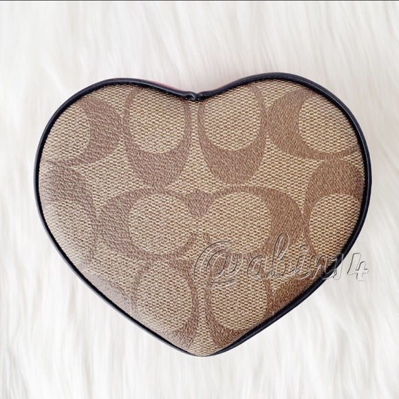 NWT Coach Signature Canvas and Leather Trinket Box - Picture 4 of 10